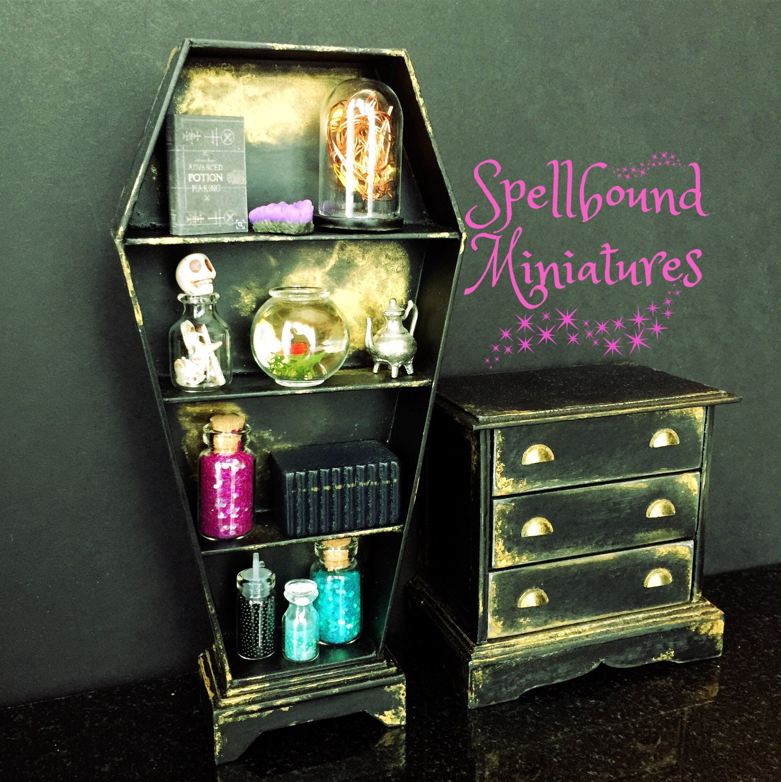 SVG File Dollhouse Miniature Apothecary Cabinet for Cricut Maker Machines 