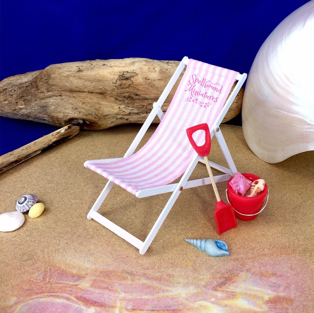 SVG File Dollhouse Miniature Deck Chair for Cricut Maker Machines 6th