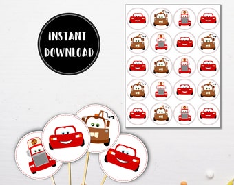 Cars Cupcake Toppers | Cars Picks