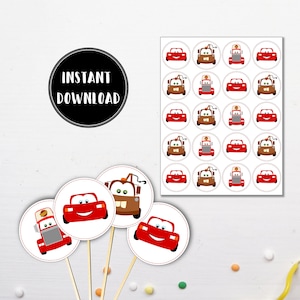 Cars Cupcake Toppers | Cars Picks
