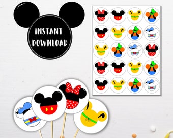 Mickey Mouse Cupcake Toppers | Clubhouse Picks