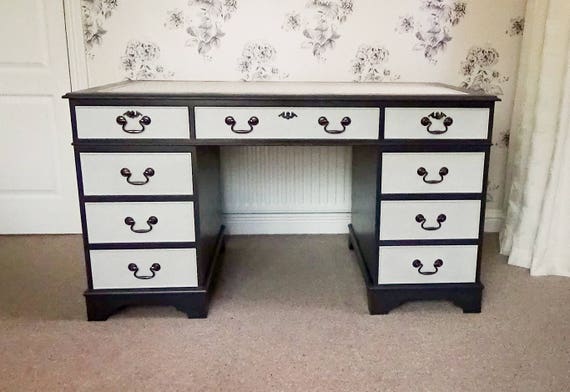Sold Sold Soldupcycled Writing Desk With Reconditioned Etsy