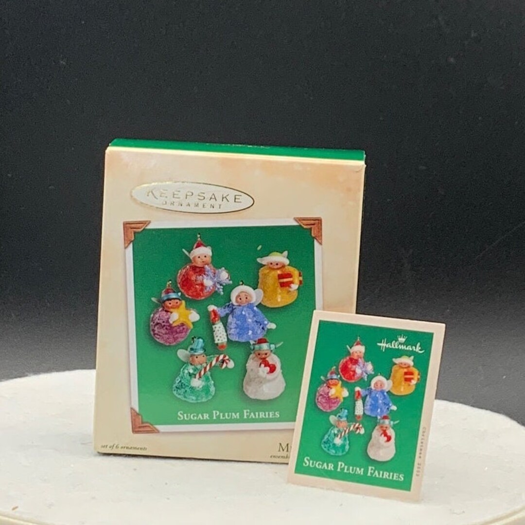 Hallmark Sugar Plum Fairies QXM4513. 2002 Keepsake Miniature Ornaments