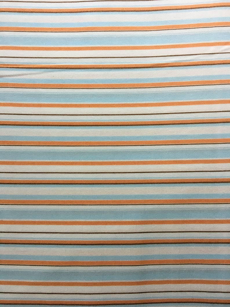 Lightning Bugs and Other Mysteries Light Blue Stripe by Heather Ross for Free Spirit RARE