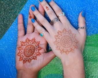 henna stencil etsy