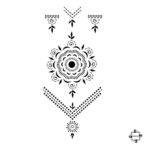 DIY Mandala and Rings Henna Designs, Shop Mihenna Today!