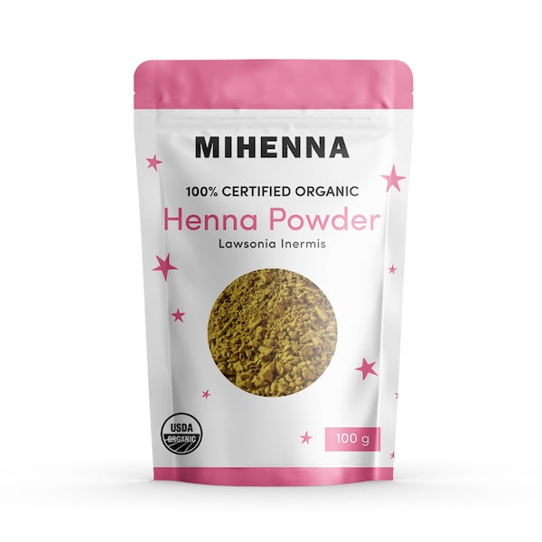 Henna Powder (Chemical Free - USDA Organic Certified)