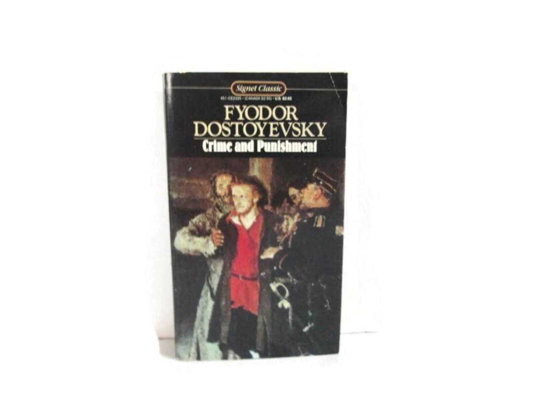 Crime and Punishment by Fyodor Dostoyevsky Vintage Paperback Book A ...