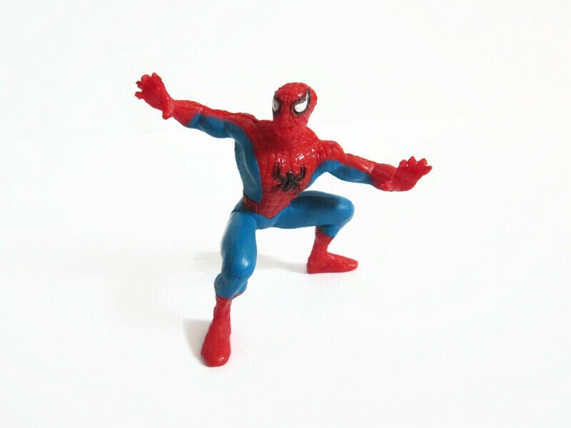1990 Spiderman Figure RARE Vintage Yolanda Brand Toy Marvel