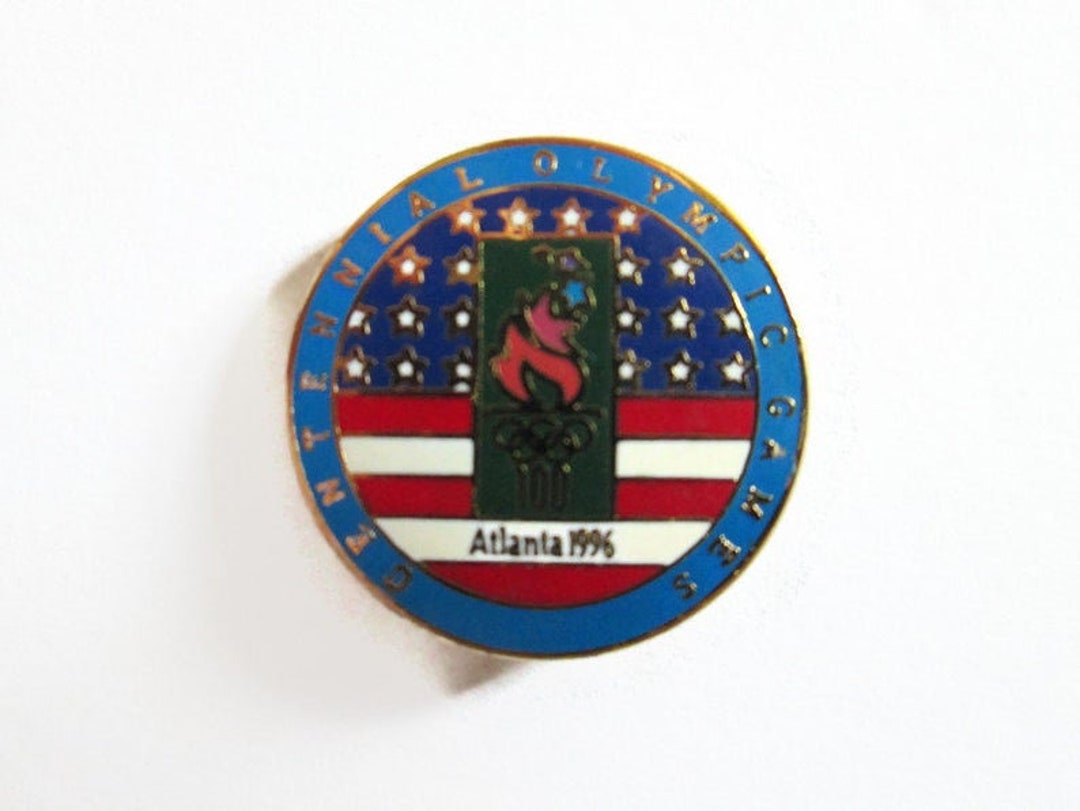 Atlanta Olympic Pin, 1996 Centennial Summer Games in Georgia USA, Ho Ho ...