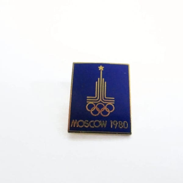 Vintage Olympic Pin 1980 Summer Games Moscow Russia