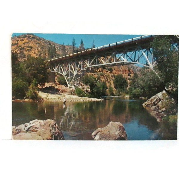 Vintage California Postcard Anglers' Paradise Kern River