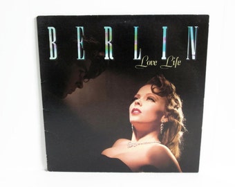 Berlin Love Life LP, Geffen Vinyl Record Album, Giorgio Moroder, Terri Nunn Singer, Vintage Synthpop, New Wave Music