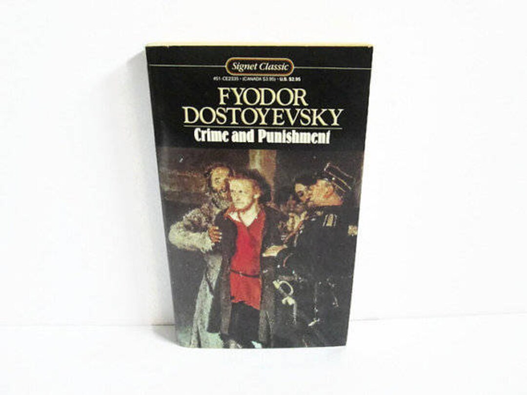 Crime and Punishment by Fyodor Dostoyevsky Vintage Paperback Book A ...