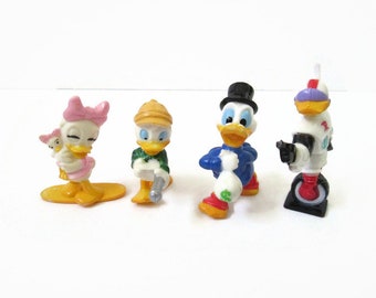 4-Kellogg's Cereal Toy Disney “Duck Tales” Afternoon Scrooge McDuck Louie Daisy 