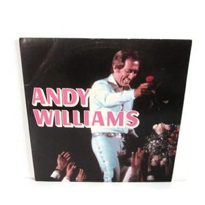 1976 Andy Williams Two Vinyl Record Albums Released by Columbia Records