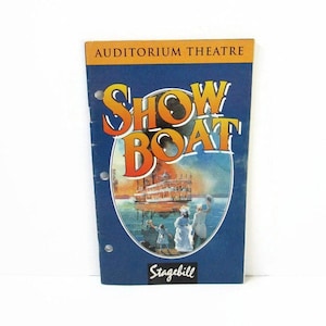 Showboat Stagebill Magazine or Program at the Auditorium Theatre August 1996 Broadway Musical