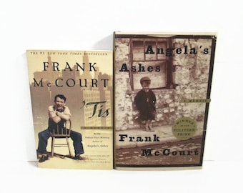 Vintage Book LOT Two Novels, Frank McCourt, Angela's Ashes A Memoir and 'Tis