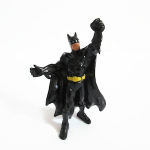 Vintage Batman DC Comics Figure RARE 1989 Bully Toy Made in West Germany 4" Tall
