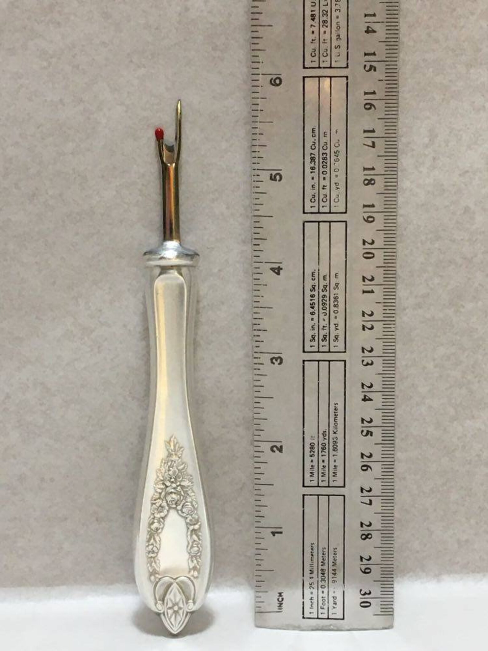 Vintage silver handle sewing seam ripper w/FREE gift Etsy