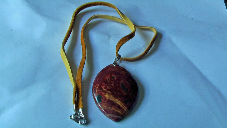 Collana Perline Pietra Naturale Tonde Collana In Pietra Naturale Picasso Jasper - Perline Rotonde 6-14 Mm, Lunghezza 18", Placcata Argento Collana Placcata Argento 18 Pollici - Foto 5