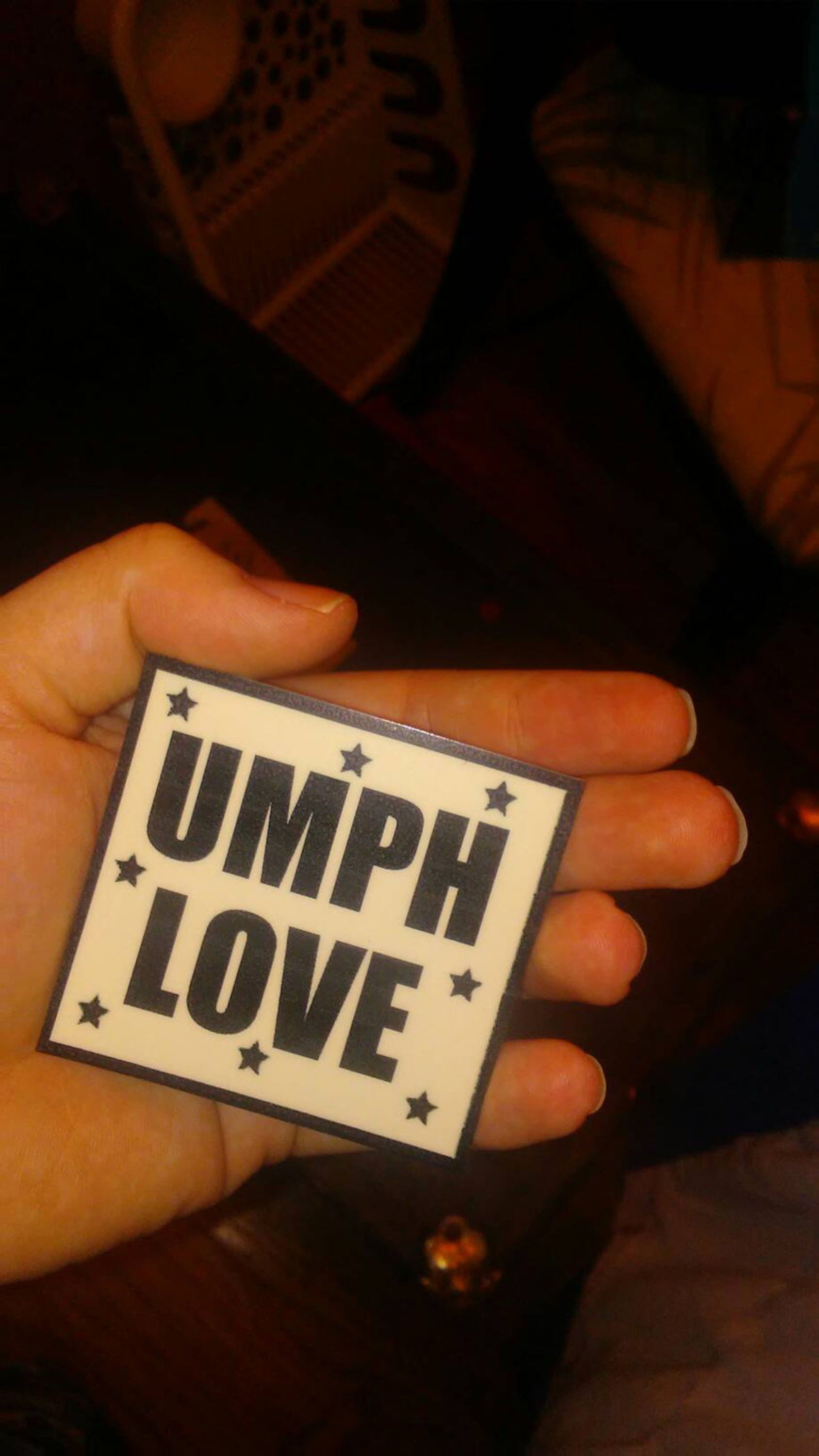 Glow in the Dark UMPH LOVE Sticker. - Etsy