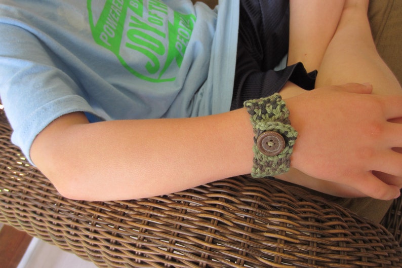 Knitlet Handmade Knit Cuff Bracelets for kids Etsy