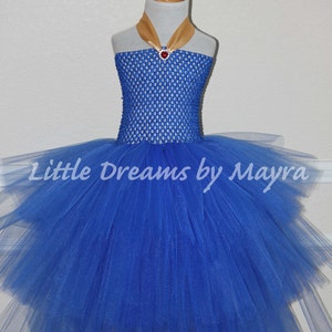Royal blaues Tutu Kleid für Kinder bis 14 Jahre