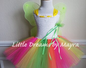 Affordable butterfly tutu dress with wings, wand and hairclip, Princess fairy butterfly costume size newborn to 14years