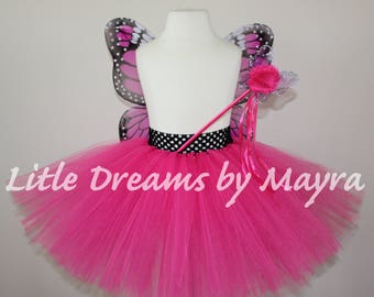Monarch butterfly tutu set, Monarch butterfly birthday party affordable outfit, smash the cake butterfly tutu set