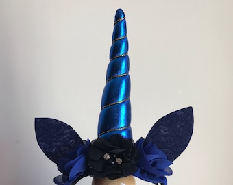 Unicorn birthday party inspired headband fit any size