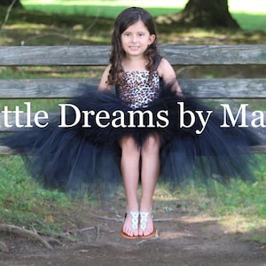 Cheetah High low tutu dress, Animal print princess tutu dress, Cheetah birthday party dress available size nb to 12 years