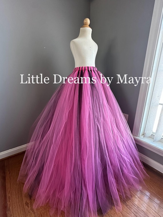 Pink and Black Tutu Skirt, Bachelorette Tutu Skirt, Adult Tutu
