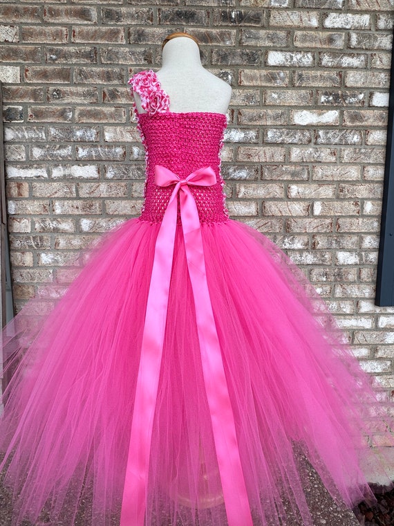 Hot Pink Tutu Dress, Chevron Pink Tutu Dress, Pink Birthday Party Tutu Dress,  Flower Girl Tutu Dress Size Nb to 10years - Etsy Israel