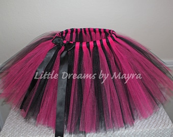 Hot pink and black tutu, baby tutu, kids tutu, teen tutu, adult tutu, any color tutu