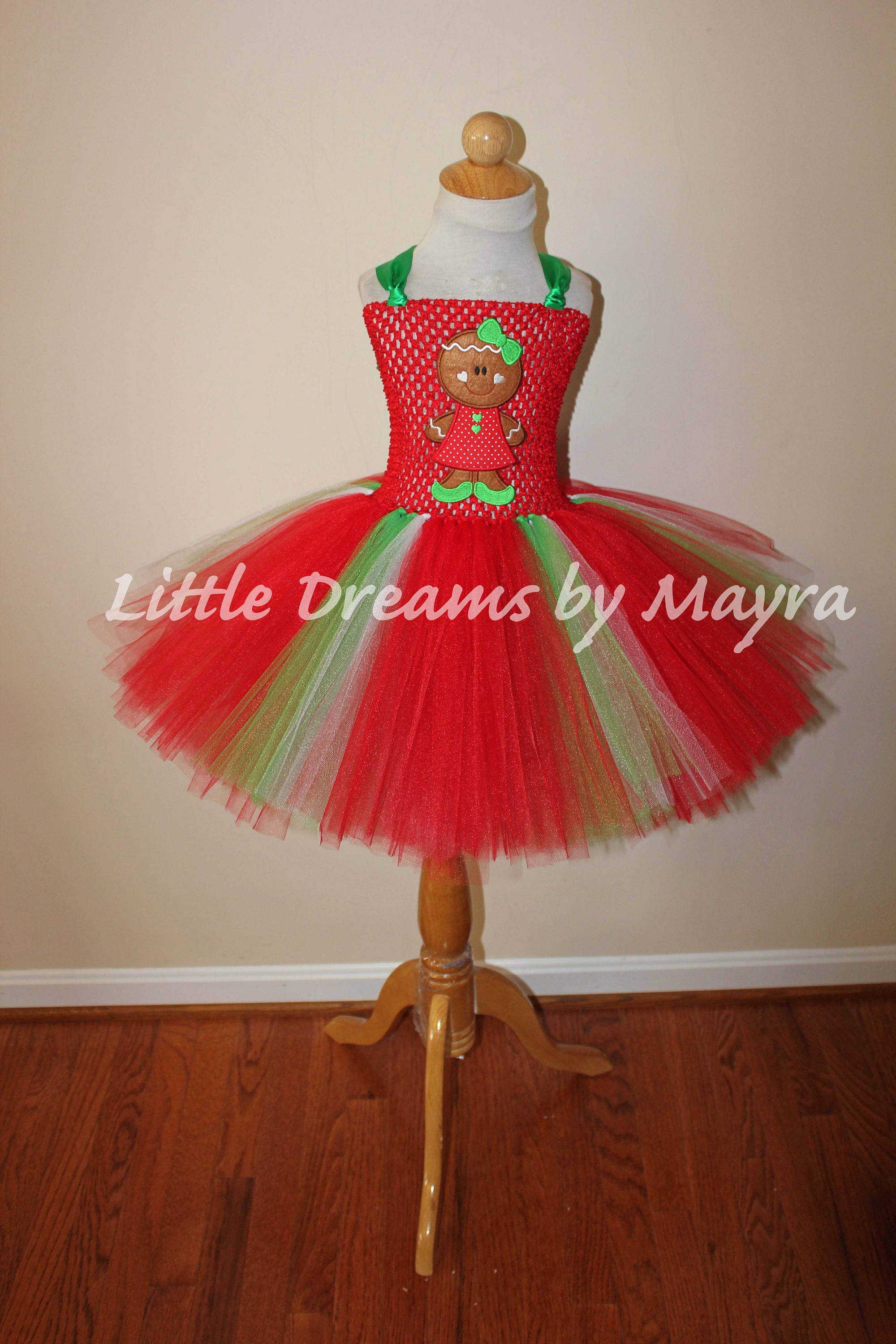 Gingerbread Inspired Tutu Dress, Gingerbread Inspired Outfit, Christmas Tutu Dress, Christmas Tutu Outfit