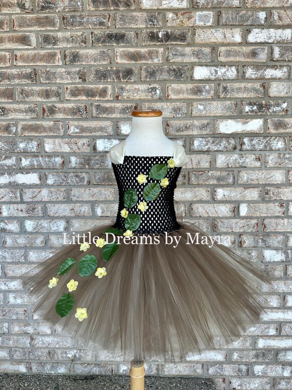 Buy Garden Fairy Inspired Tutu Dress With Wings and Hairclip, Mother Nature  Fairy Costume Size Newborn to 14 Years Online in India - Etsy