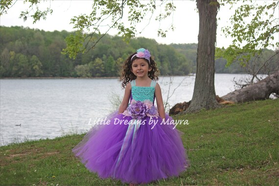 Robe Tutu Licorne Rose Et Violette - Taille 10 - Fille - Neuve Avec étiquettes