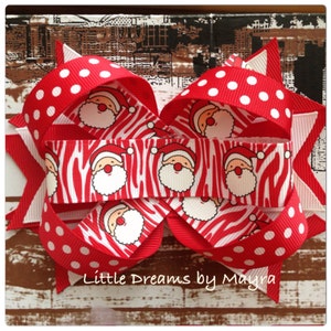 Sale Santa Claus bow - Christmas bow