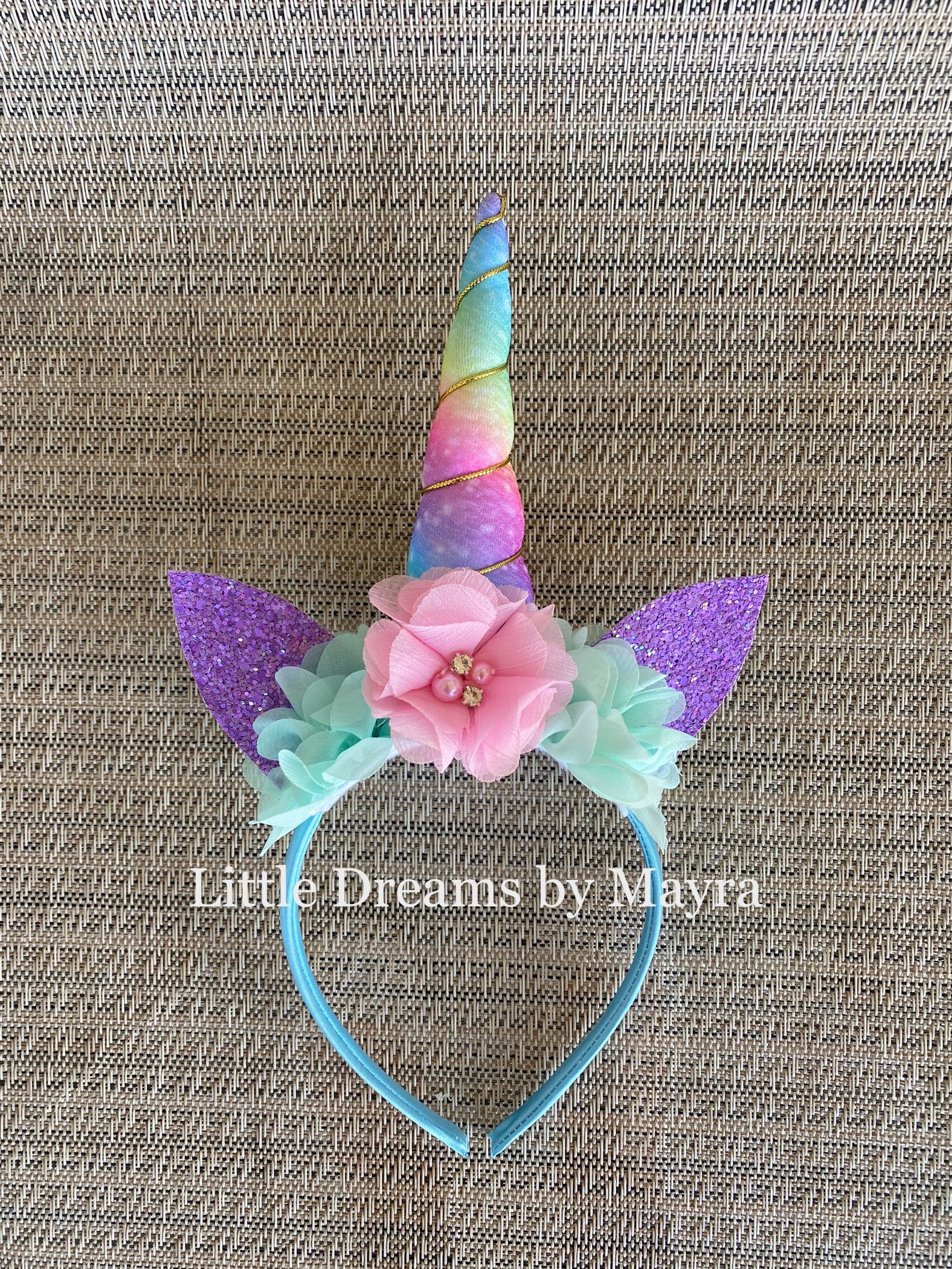 Pink blue large light up NEW big unicorn headband ears playboy dollbaby party Led Unicorn Headband - Etsy main image 4