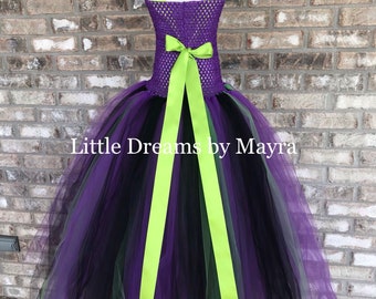 purple and green tutu dress Princess Dara understood the assignment. , For her 5th birthday  celebration, our Sammy Dress was recreated in a custom color just for her  and she wore it like the princess she is , Moments like