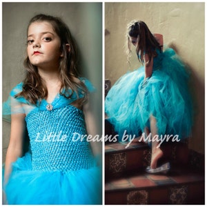 FAST SHIPPING Affordable Princess inspired tutu dress- size nb to 12years