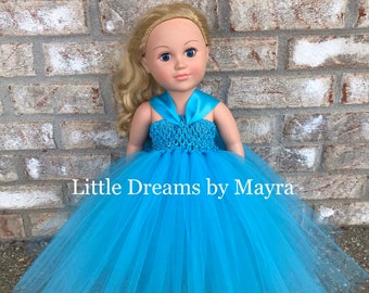 18 inch doll tutu dress available in any color