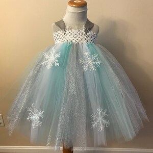 Vestido tutu Winterland tamanho NB até 14 anos, Vestido tutu adulto pequeno, Vestido tutu infantil, Traje para festa de aniversário Winterland, Halloween acessível