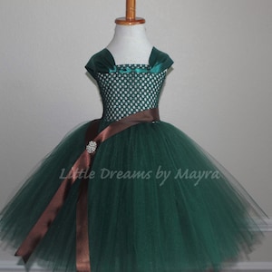 Hunter tutu dress, Princess inspired costume size nb to 10years