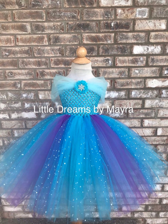 elsa tutu dress
