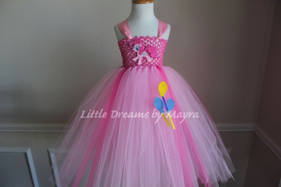 Inspired Tutu Dress Handmade Ages 1 to 12 Pinkie Pie My Little Pony