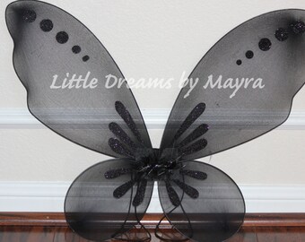 Black pixie wings