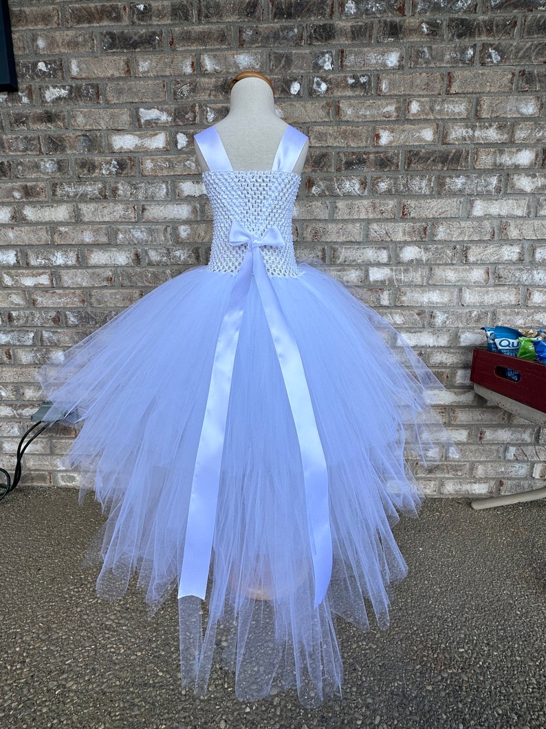 High low tutu dress your choice of color, Cloud tutu dress, Cloud princess tutu dress, Air costume tutu dress, small adult tutu dress image 4