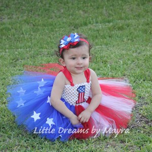FAST SHIPPING  My 1st 4th of July tutu set with barefoot sandals - My 1st 4th of July outfit - 4th of july 1st birthday party
